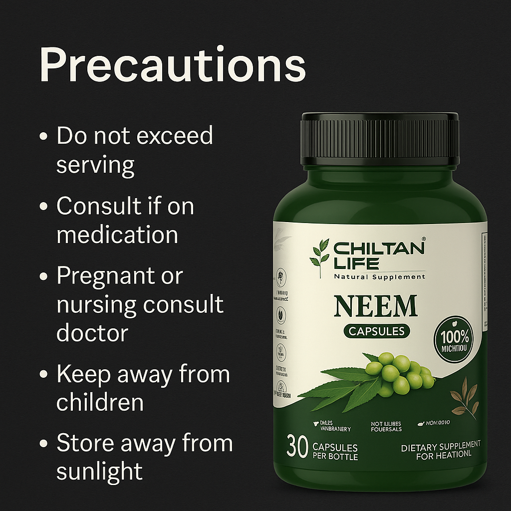 Mankind Neem Capsules precautions
