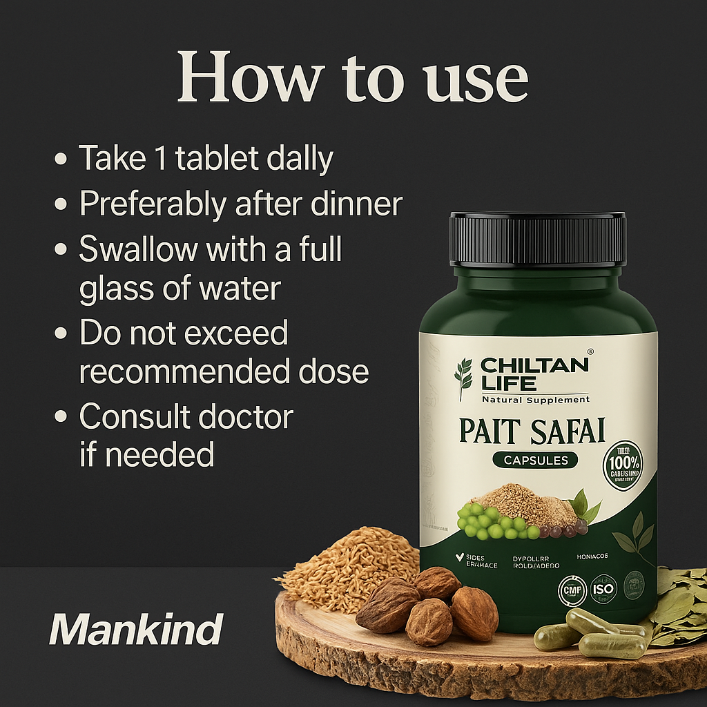 Mankind Pait Safai usage steps