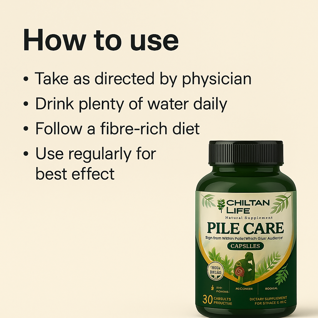 Mankind PilesCare usage steps