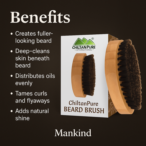 Mankind beard brush key benefits