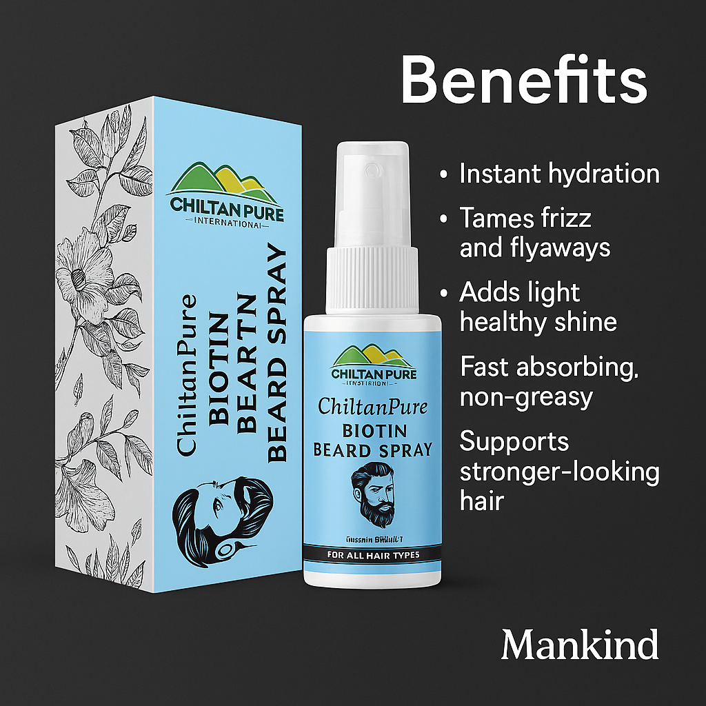 Mankind Biotin Beard Spray key benefits