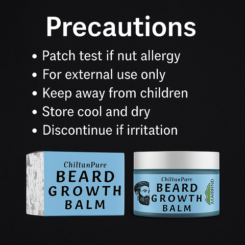 Mankind Beard Growth Balm precautions