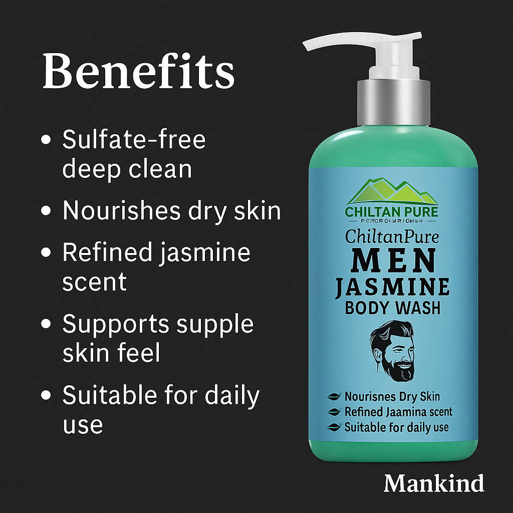 Mankind Men Jasmine Body Wash key benefits