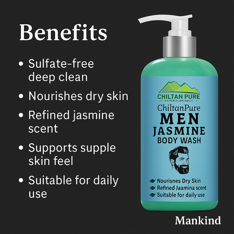 Mankind Men Jasmine Body Wash key benefits