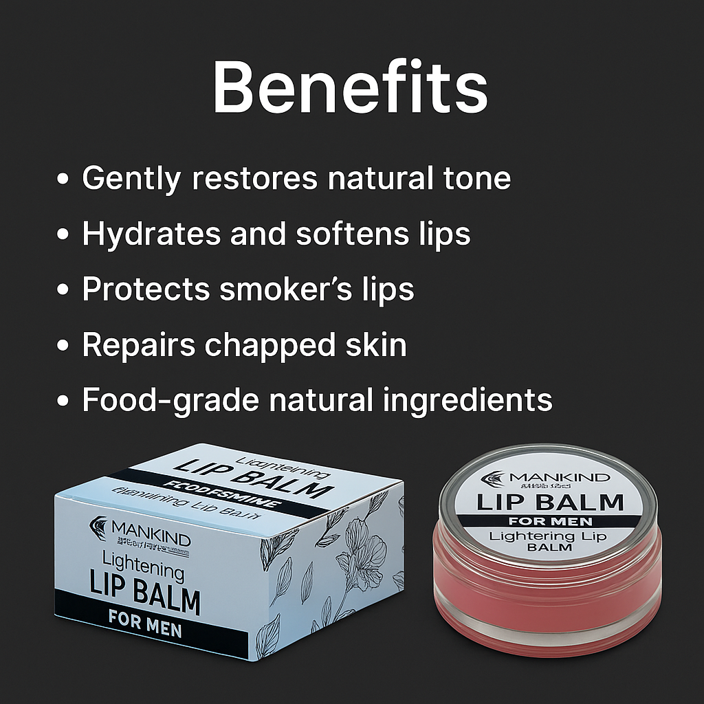 Mankind lip balm key benefits