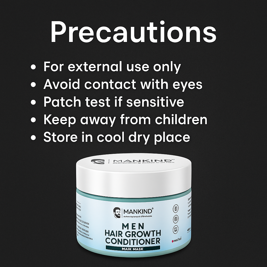 Mankind product precautions