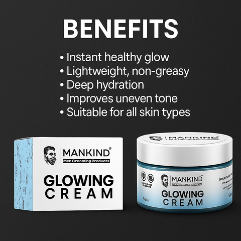 Mankind men's glowing cream benefits