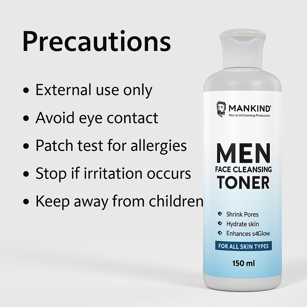 Mankind toner safety precautions