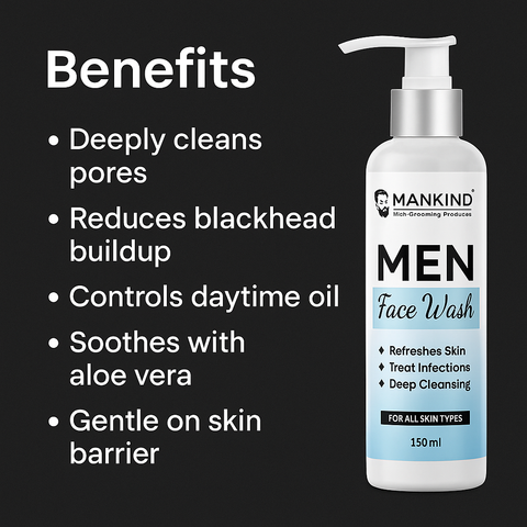 Mankind face wash benefits