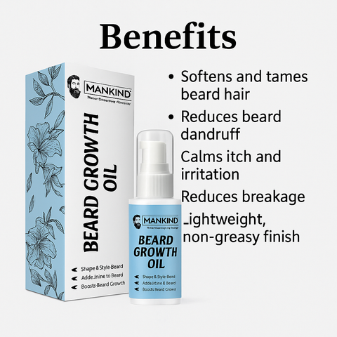 Mankind Beard Growth Oil key benefits