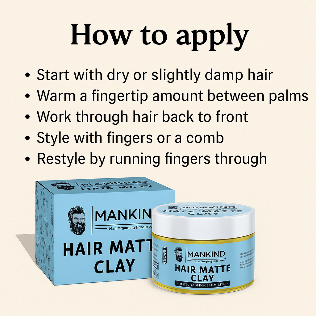 How to use Matte Clay by Mankind