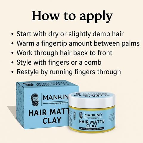 How to use Matte Clay by Mankind