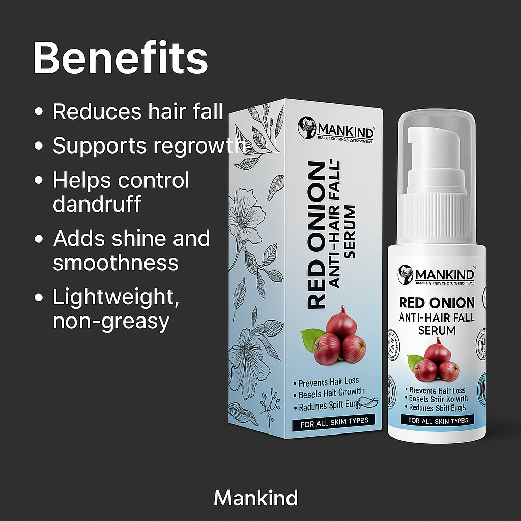 Mankind red onion serum benefits