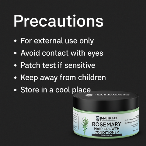 Mankind rosemary conditioner safety precautions