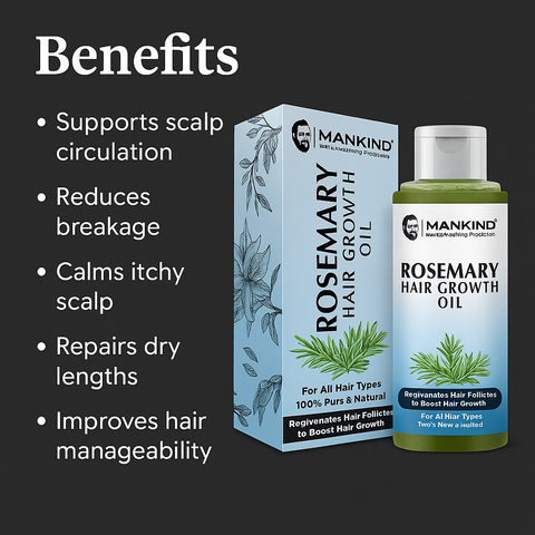 Mankind Rosemary Hair Growth Oil key benefits