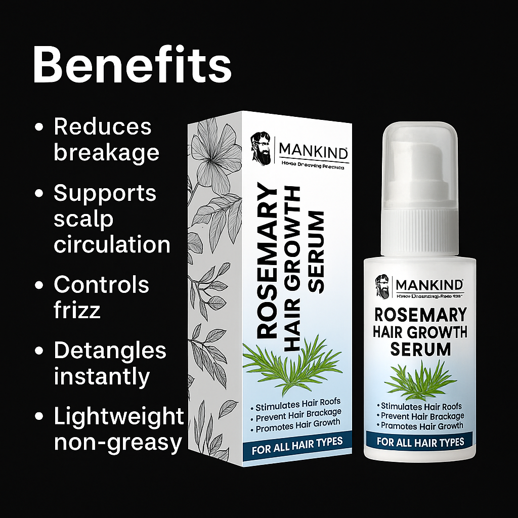 Mankind rosemary hair growth serum key benefits