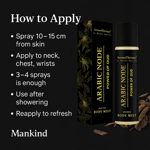 Mankind Arabic Node how to use instructions