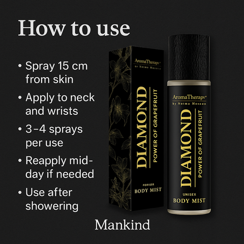 How to use Diamond Natural Body Mist — Mankind