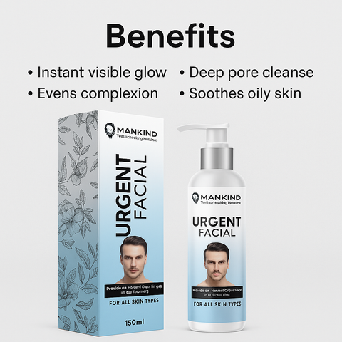 Mankind Urgent Facial key benefits