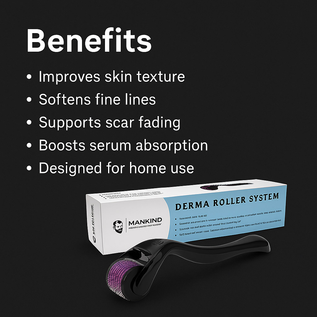 Derma roller benefits at a glance — Mankind