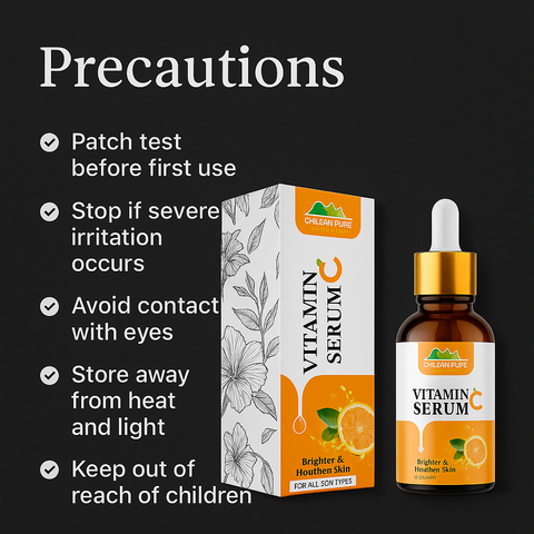 Mankind Vitamin C serum precautions