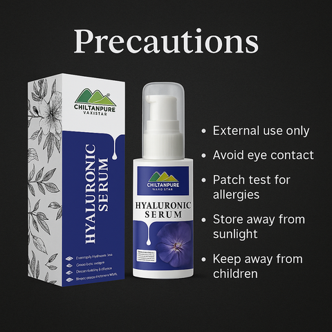 Safety and storage precautions for Mankind Hyaluronic Acid Serum