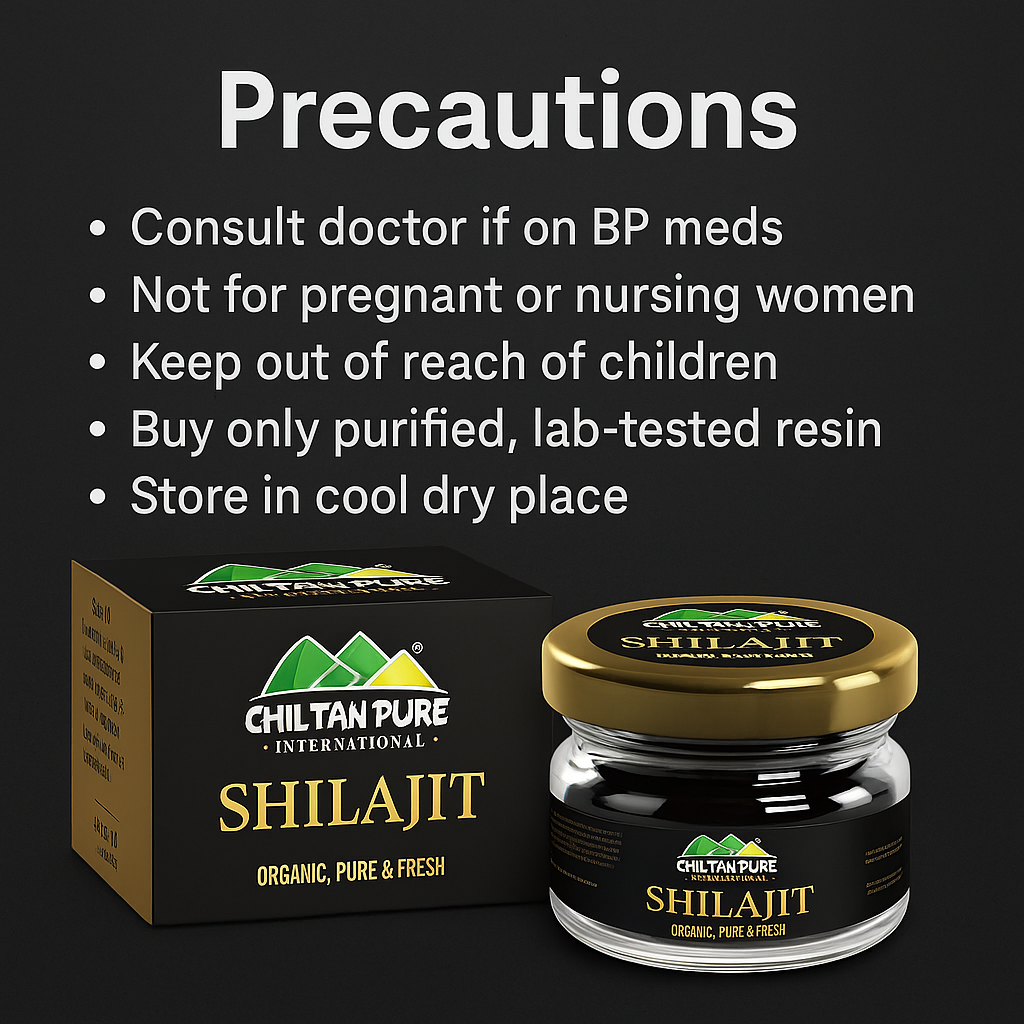 Mankind shilajit jar with warning icon