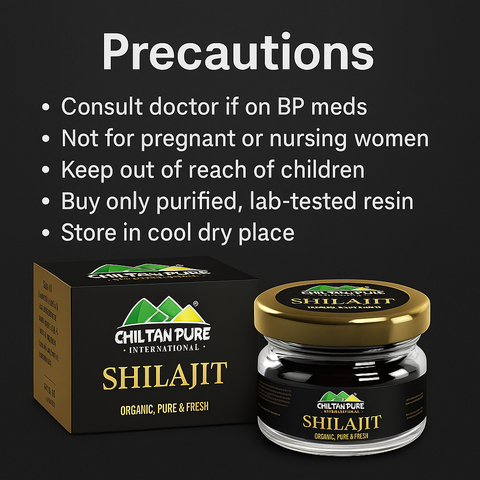 Mankind shilajit jar with warning icon