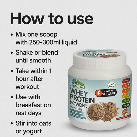 Mankind whey powder jar and scoop with instructions