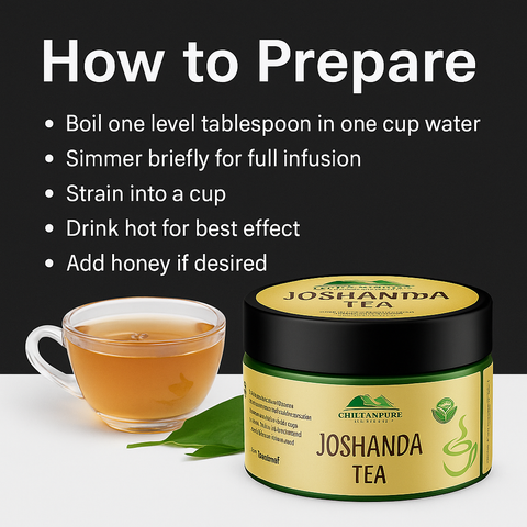 Mankind Joshanda Tea preparation steps