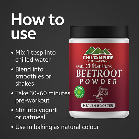 How to use Red Organic Beetroot Powder by Mankind