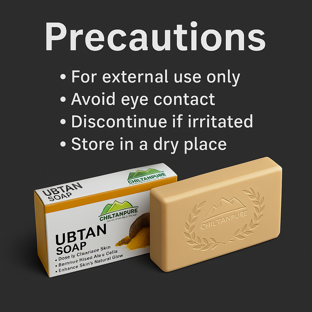 Mankind Ubtan Soap precautions