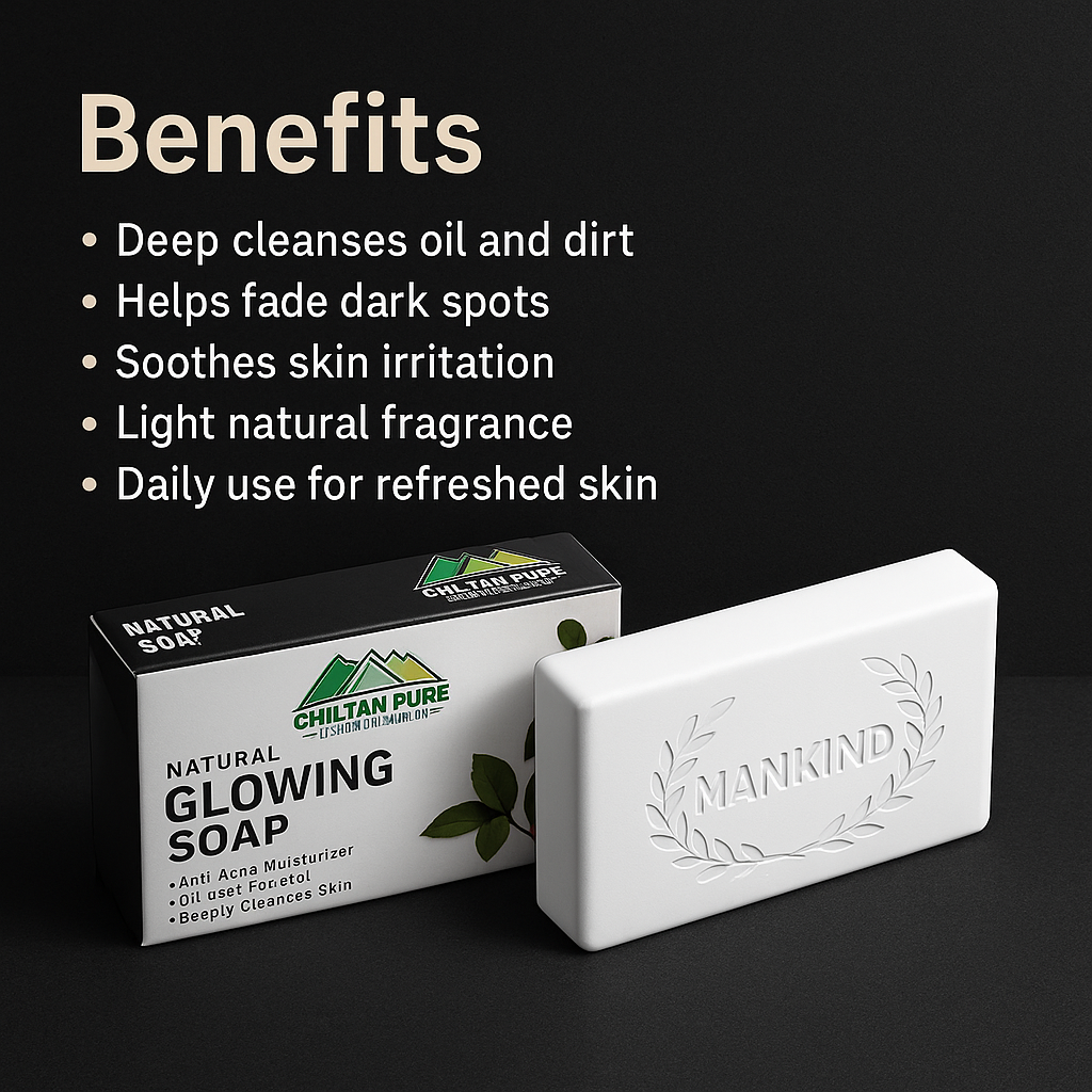 Mankind Glowing Natural Herbal Soap benefits
