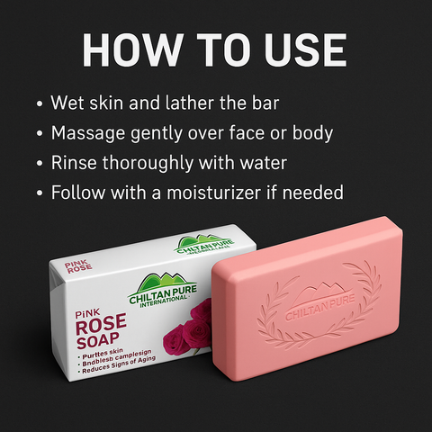 Mankind Rose Soap how to use guidance