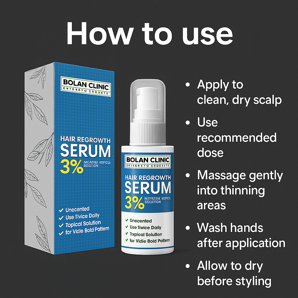 Mankind minoxidil solution usage steps