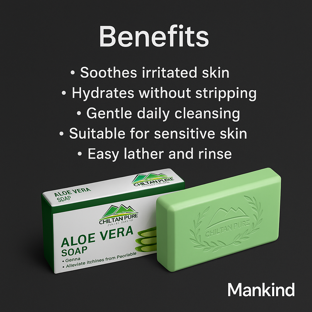 Mankind Aloe Vera soap benefits