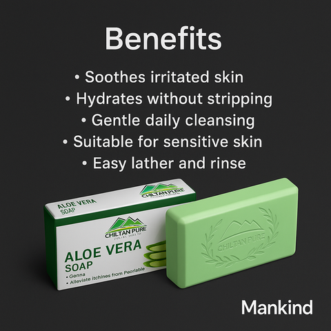 Mankind Aloe Vera soap benefits