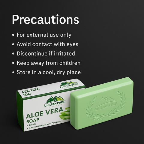 Mankind Aloe Vera soap precautions