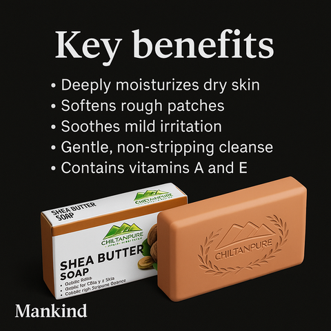 Mankind Shea Butter Soap benefits