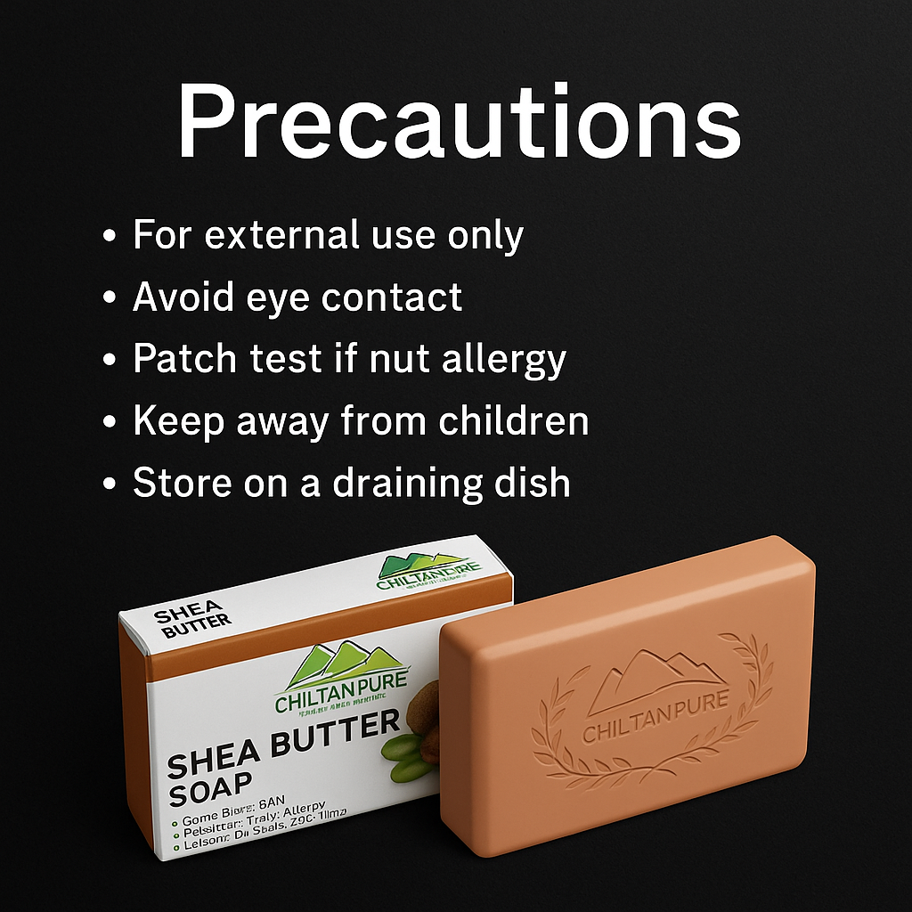 Mankind Shea Butter Soap precautions