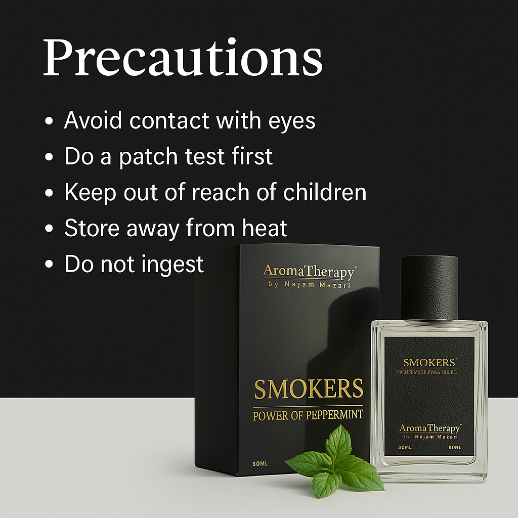 Mankind peppermint perfume precautions