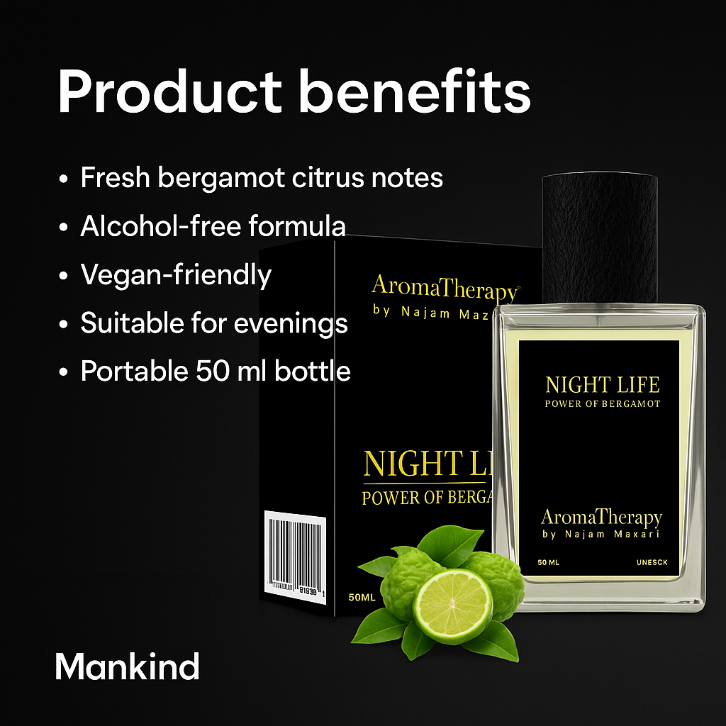 Mankind Night Life fragrance benefits