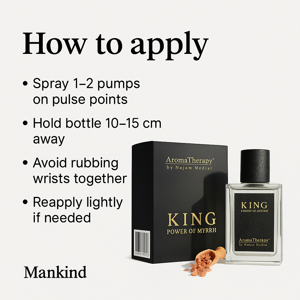 How to use King Natural Perfume by Mankind