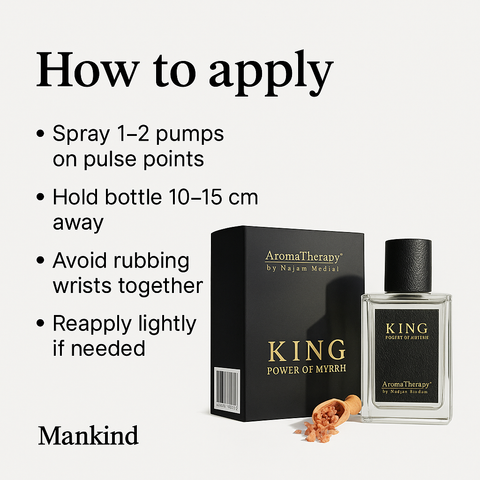 How to use King Natural Perfume by Mankind