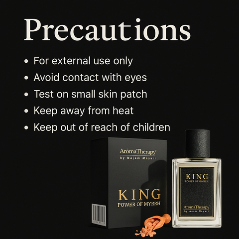 Precautions for King Natural Perfume by Mankind