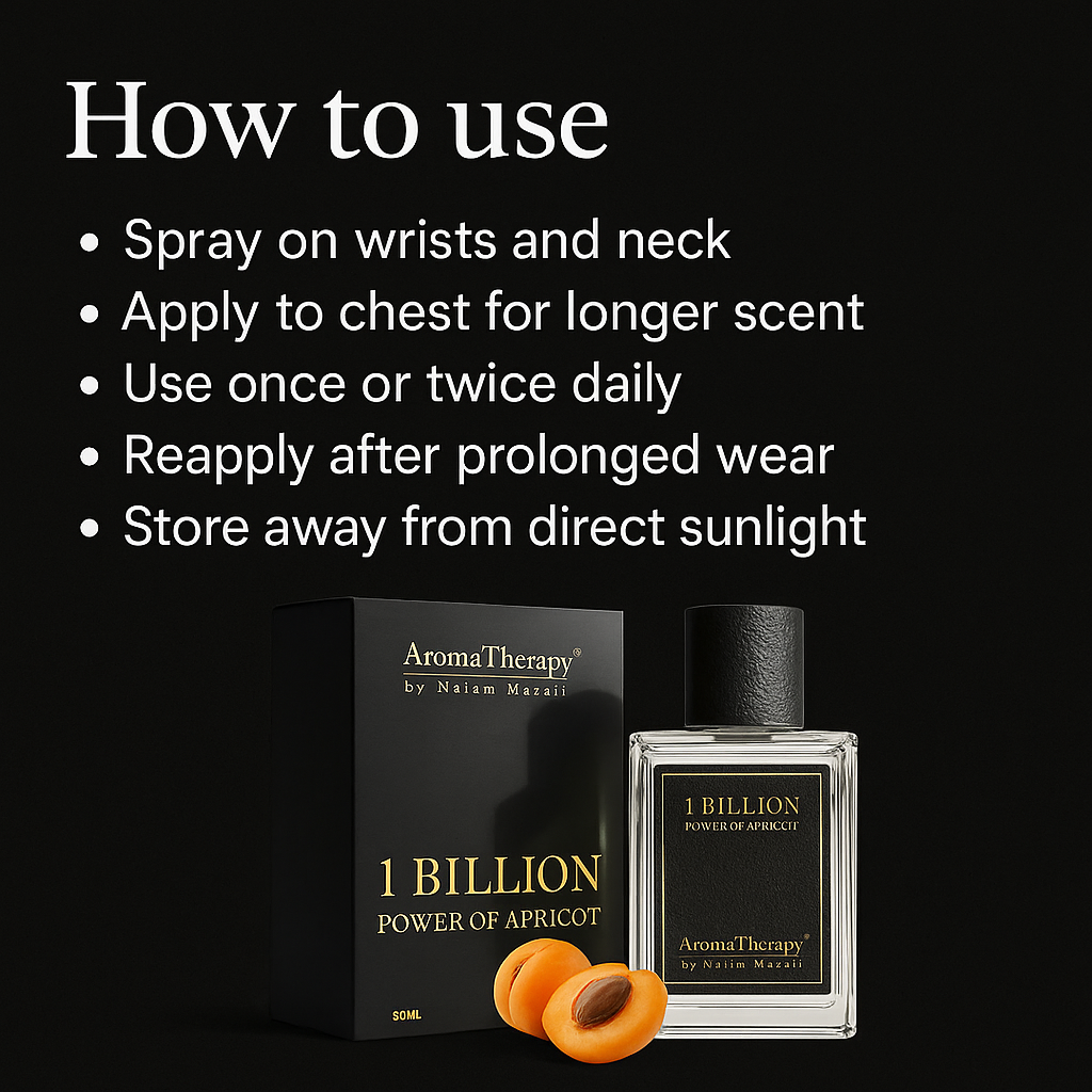 Mankind 1 Billion perfume bottle and spray instructions