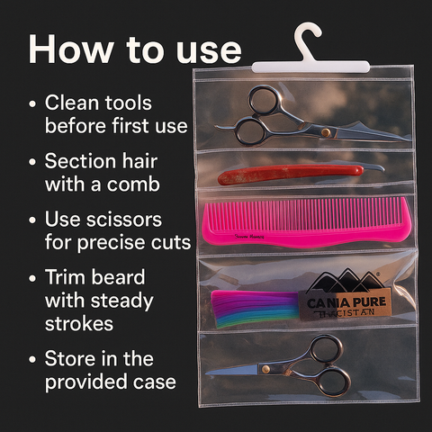 Mankind how to use instructions for grooming kit