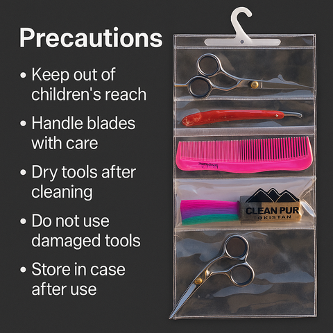 Mankind grooming kit safety precautions