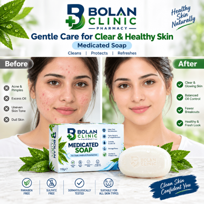 Medicated Soap - Supports a Cleaner-Looking Skin Surface - ChiltanPure