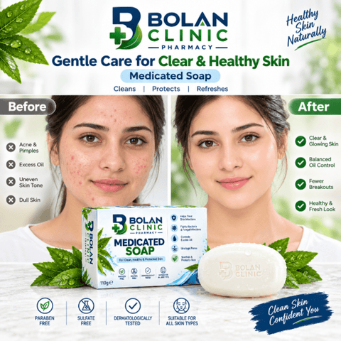 Medicated Soap - Supports a Cleaner-Looking Skin Surface - ChiltanPure